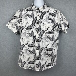 High‎ Surf Men's Short Sleeve Button Down Shirt Size